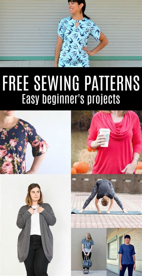 Projects for women and kids, baby sewing patterns and online free sewing projects wardrobe with pdf sewing patterns for beginners FREE PATTERN ALERT: 20 Sewing patterns for Beginners | On the Cutting Floor: Printable pdf ...