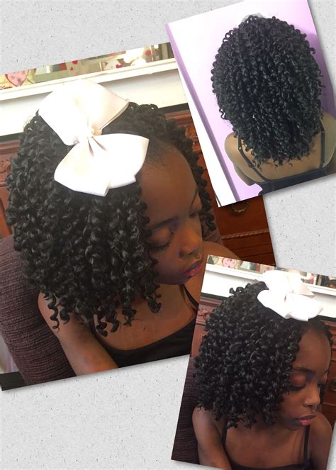They are very lightweight and will be a breeze to manage since the curls are not so tight and defined. Glance Model Model Water Wave Crochet Braids (With images ...