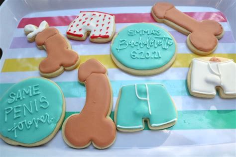 Bachelorette Penis Royal Icing Decorated Sugar Cookies Etsy