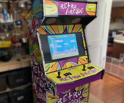 2 Player Stand Up Retro Arcade By Micro Center 20 Steps Instructables