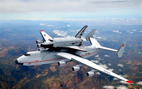 Antonov An 225 With Buran Space Shuttle Wallpaper Aircraft Wallpapers