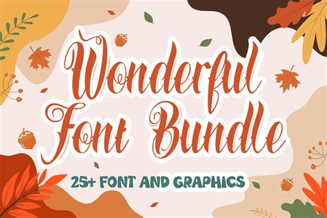 Wonderful Font Bundle Bundle · Creative Fabrica