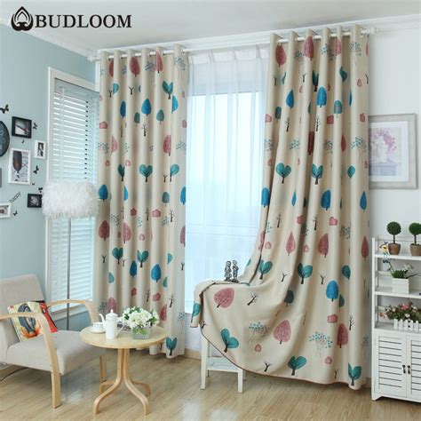 Budloom Cartoon Tree Blackout Curtains For Bedroom Curtains For Kids