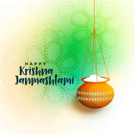 Maybe you would like to learn more about one of these? Download Happy Krishna Janmastami Beautiful Greeting With ...