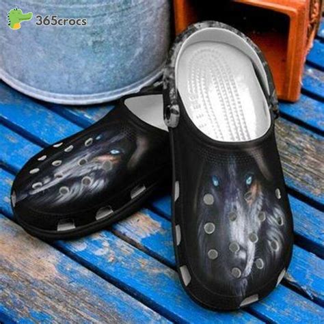 Amazing Wolf Classic Clogs Shoes 3d Print Wolf Lovers Croc Water Shoes