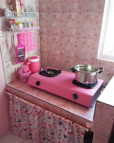 kumpulan dekorasi dapur pink terbaru yuno bike