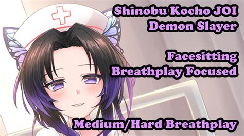 shinobu kocho helps your breathing hentai joi breathplay focused facesitting medium hard