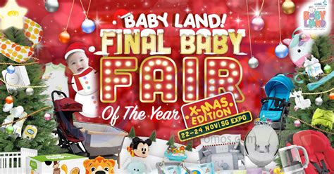 Baby Land Fair At Singapore Expo From 22 24 Nov 2019