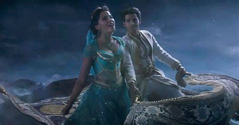 Aladdin And Jasmine Take A Magic Carpet Ride In New Scene From Disneys
