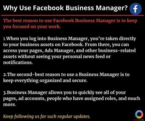 Why Use Facebook Business Manager Facebook Business Business