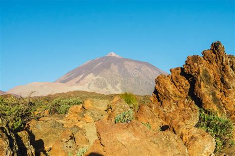 El Teide Volcano In The Canary Islands Tenerife Spain Stock Photo