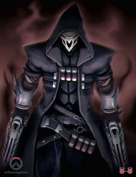 Reaper Connor Wright Overwatch Reaper Overwatch Fan Art Hood