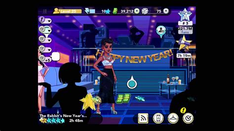 Kim Kardashian Hollywood Level 25 Ipad Gameplay New Years Party At Black Rabbit Youtube