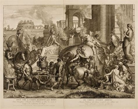 Triumphal Entry Of Alexander Into Babylon 1675 Gérard Audran After