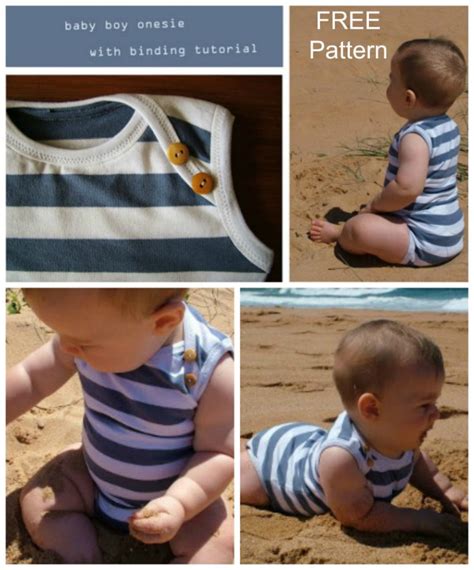 Baby Onesie With Binding Free Sewing Pattern Sew Modern Kids