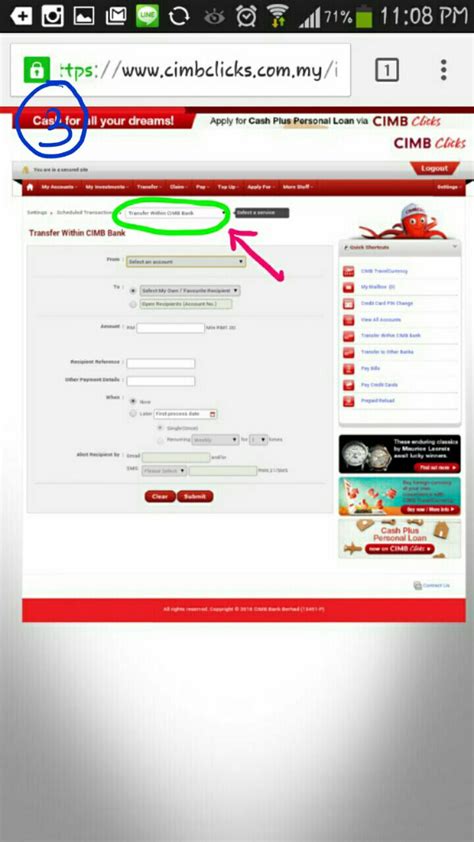 Cara buka tabungan cimb niaga online = via aovi. Cara buat autodebit untuk asb loan dari CIMB Bank Online ...