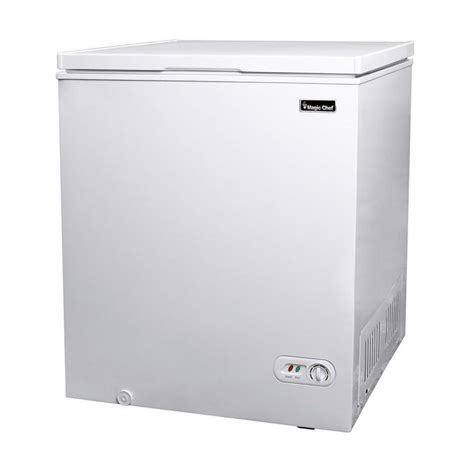 Magic Chef 5 0 Cu Ft Chest Freezer In White Reviews 2022