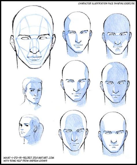 How To Shade A Face Drawing Shadows On Face Drawing Shading On Faces