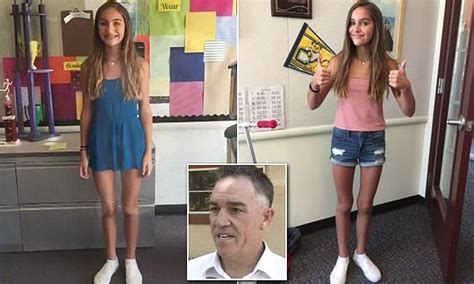 Dad Fights Middle School S Dress Code On Behalf Of Daugter Daily Mail Online