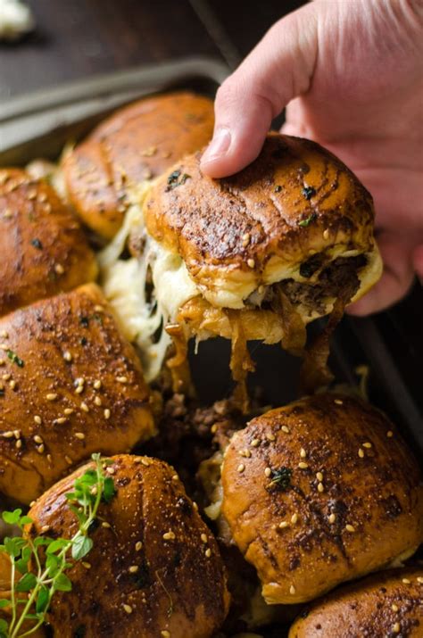 French Onion Beef Sliders For A Crowd Danely Maria