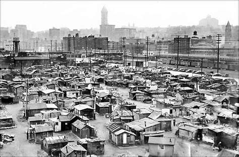 Hooverville In Seattle 1937 Shantytowns Sprang Up Around The Photo