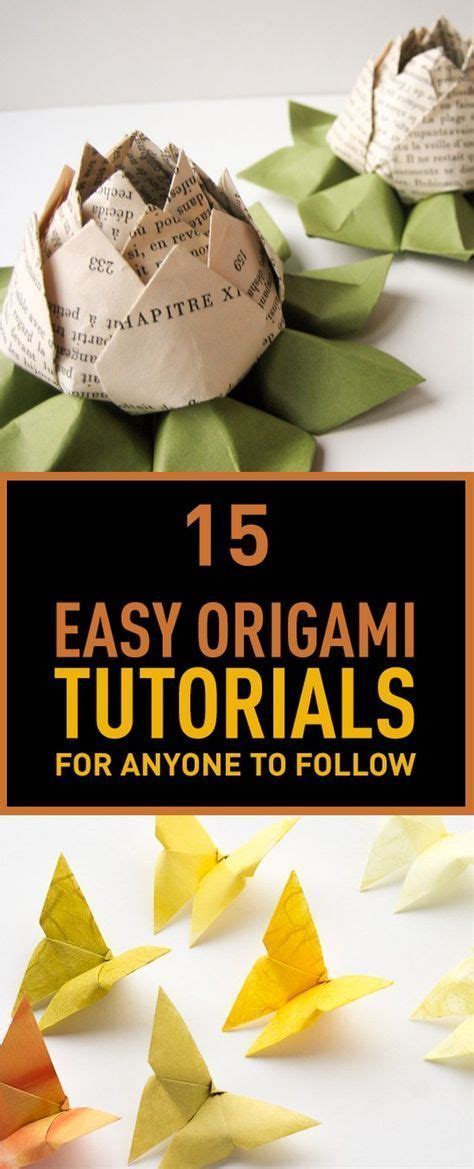 15 Easy Origami Tutorials For Anyone To Follow Paper Diy