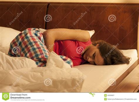 Woman Suffering From Depression Stock Image Image Of Home Girl 50209907