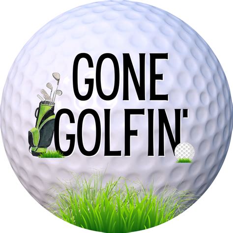 Gone Golfin Golf Metal Wreath Sign Wreath Sign Designs