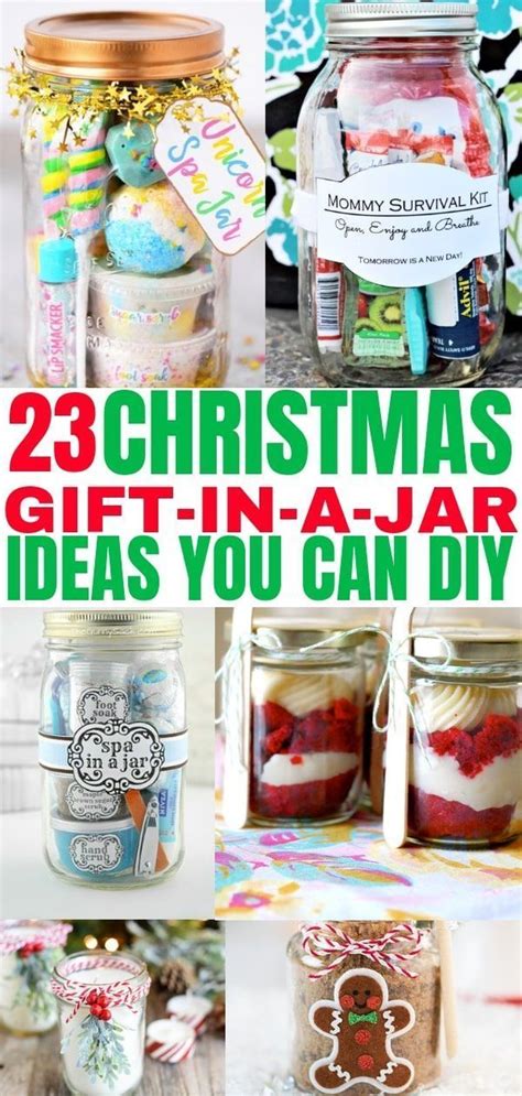 Easy Gift In A Jar Ideas That You Make On Your Own These Mason Jar