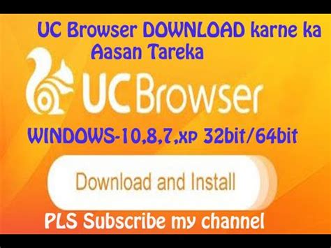 Click on the uc browser app and then click on the install. How to Download UC Browser For pc for windows 10,7,8,xp /UC Browser kase download kre 32bit ...