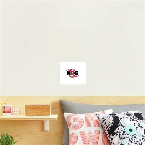 Nrg Logo Photographic Print For Sale By Swest2 Redbubble