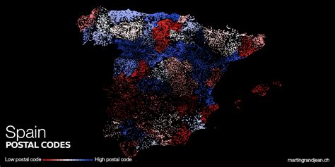 Postcodes Spanje Kaart Vogels
