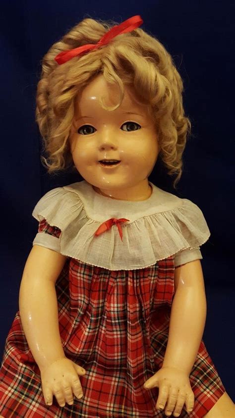 vintage 1930 s ideal shirley temple composition doll 27 inch rare 1820242247