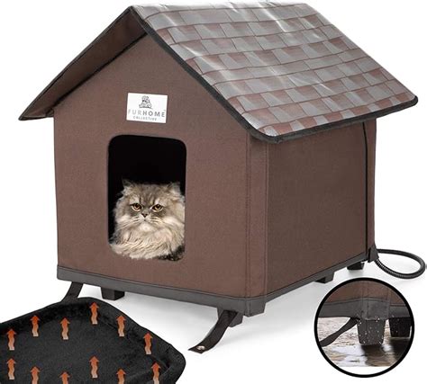 Heated Cat Houses For Indoor And Outdoor Cats Elevated Waterproof And