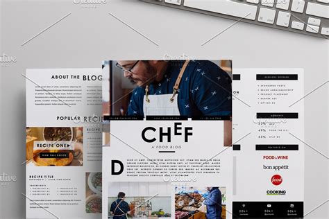 Food industry news celebrates 35 years of reaching chicagoland's food industry. Chef - 3PG Media Kit Template | Creative Stationery ...