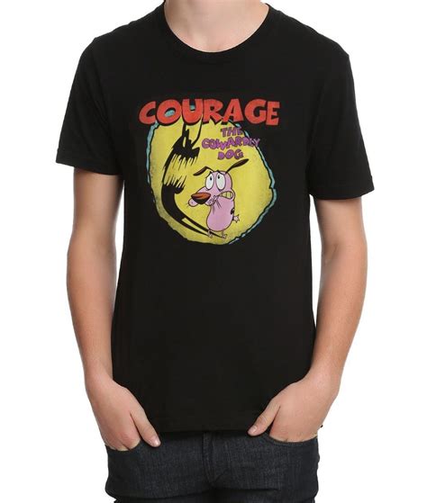 Cartoon Network Courage The Cowardly Dog Shadow T Shirt Nwt Licensed