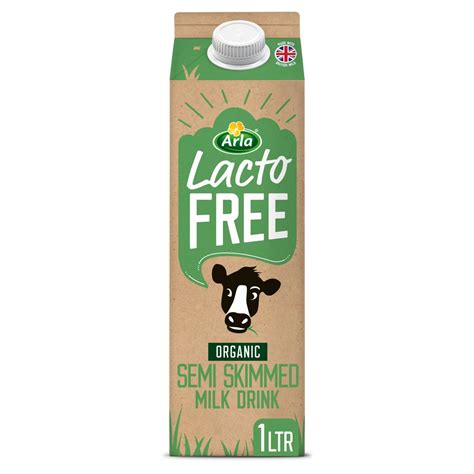 Arla Lactofree Organic Semi Skimmed Milk Drink 1l Zoom