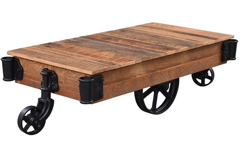 Urban Railroad Cart Coffee Table Yoders Home Furnishings