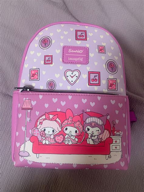 Loungefly Sanrio My Melody And Kuromi Mini Backpack Town