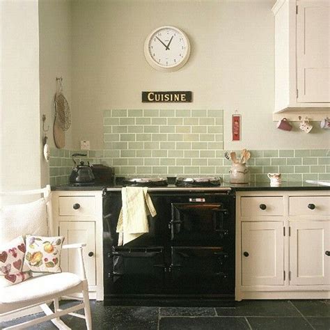 The tiles you choose to fix on your floor or wall play an important part of the overall room design. Green Tiles, Cream Cupboards & Black Worktops ♡ | Kitchen ...