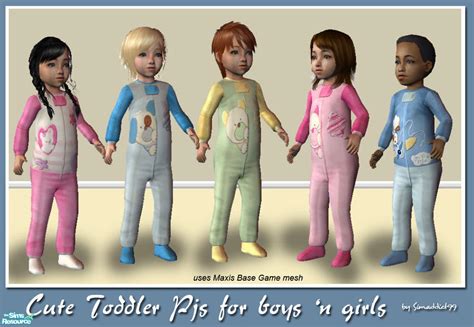 The Sims Resource Cute Toddler Pjs