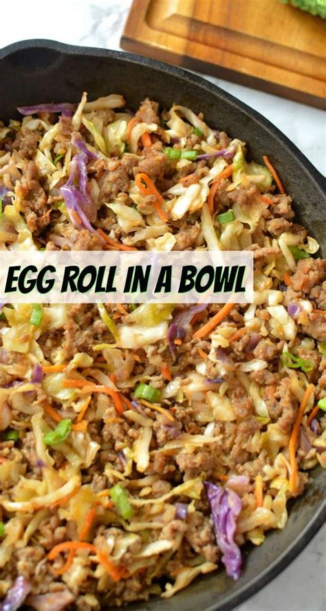Find a list of meal delivery services appropriate for diabetics at u.s. Low-carb easy to make egg roll in a bowl | Recipe in 2020 ...