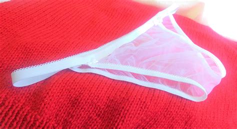 Sheer White Panties String Seamless Lingerie Sexy See Thru Etsy Canada