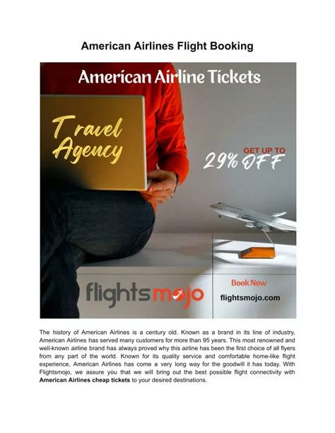 Ppt American Airlines Flight Booking Powerpoint Presentation Free