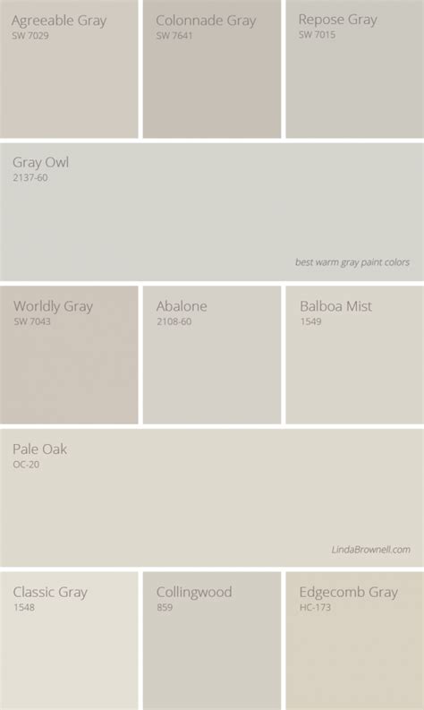 11 greatest best warm gray paint colors | Warm grey paint colors, Warm gray paint, Grey paint colors