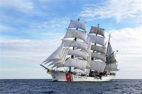 Uscg Barque Eagle After Sail Boston 2017 Photograph By Max Mudie Pixels