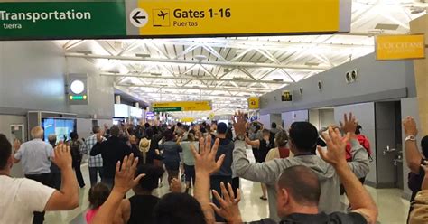 Panic At New York Jfk Airport As Passengers Evacuated Following Reports