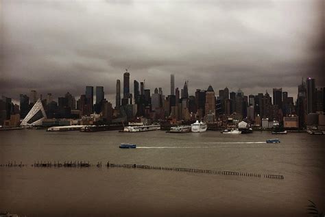 A Moody New York City Skyline Photograph By Caren Aronson Fine Art