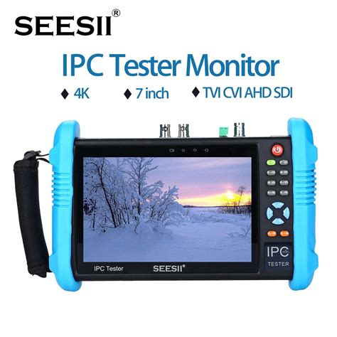 Seesii Ipc 9800adhsplus 7ips Touch Screen H265 Ip Camera Tester 4k