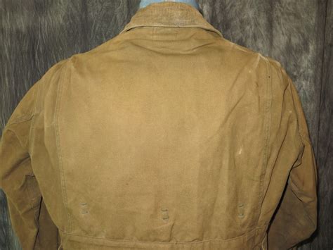 vintage 40 s super dux carhartt detroit od duck cotton hunting jacket large